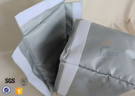 Silicone Coated Fiberglass Fabric Thermal Insulation Covers Removable High Temperature