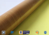 0.13mm Self - Adhesive Tape Brown PTFE Coated Fiberglass Fabric