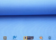 550 g/m2 0.55mm Blue Silicone Coated Fibreglass Fabric For Insulation Jacket