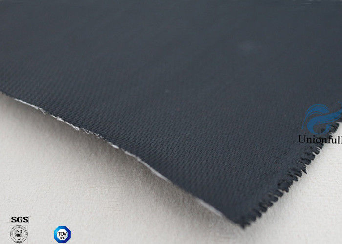3732 Black Color 40g Two Sides Silicone Rubber Coated Fiberglass Fabric 0.45mm