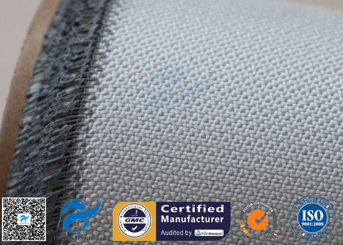 1 Side 18 Oz Grey Silicone Coated Fiberglass Fabric for Heat Insulation Pipe Cover