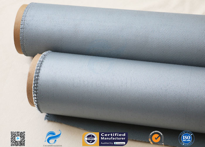 31OZ 0.85MM Grey Silicone Coated Fiberglass Fabric High Strength Fire Blanket