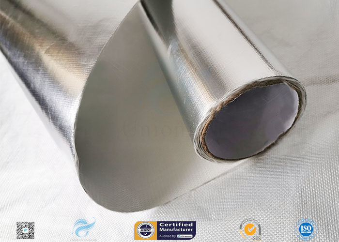 260℃ Tear Resistance 12.6oz Aluminium Foil Coated Fiberglass Fabric