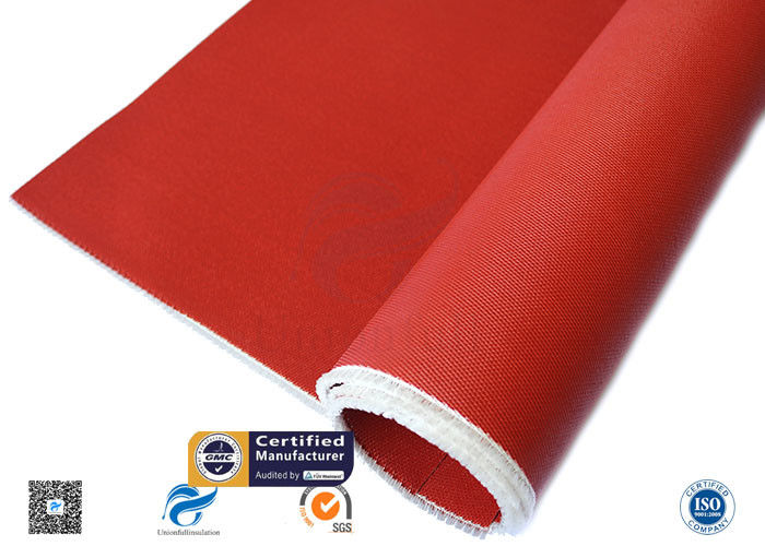 3784 C Glass Red Silicone Coated Fiberglass Cloth Thermal Insulation Cover
