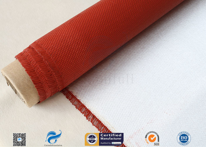 Fireproof High Performance 1 Side Silicone Coating 28 Oz Fiberglass Fabric