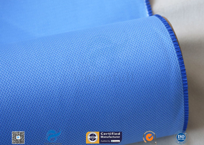 E-glass 0.5mm Silicone Coated Glass Cloth For Heat Insulation Cover
