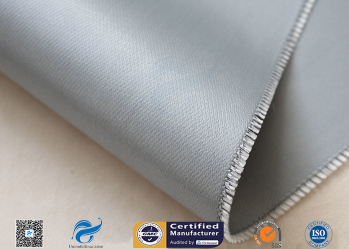 Silicone Coated Fibreglass Fabric / 3732 Fire Resistant Glass Fiber Cloth
