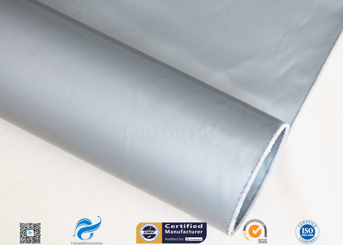 Anti Corrosion 280g Plain Weave Glass Fiber With Silicone Coating 2 Side