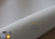 0.45mm 39" White Silicone Coated Fiberglass Fabric For Fire Blanket