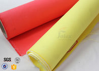 Yellow Acrylic Coated Fiberglass Fire Blanket 530GSM 0.43MM For Welding